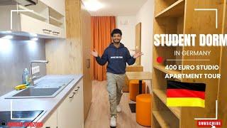 International Student Dorm/hostel Tour in Germany | Student Life Abroad ‍|