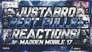 MADDEN MOBILE! Best Pulls, Reactions, and Moments of the Year! - JustABro