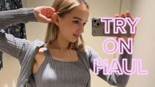 [ 4K ] Try On Haul (2024)| Get Ready With Me | Sheer | No Bra |