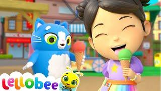 Ice Cream Party at Lellobee Farm!  Woolly’s Delicious Fruity Surprise! | Lellobee City Farm