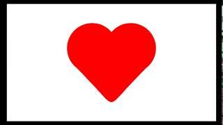 Learn How to Draw a Heart Shape 2 minute  in | coreldraw