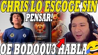 CHRIS LO ESCOGE DE UNA A KINGTEKA!! "OE BODOQU3 HABLA PES"