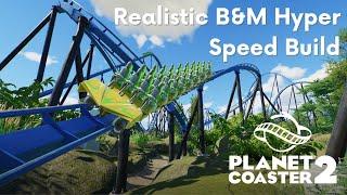 Building a Realistic Hyper Coaster in Planet Coaster 2! | PC2 Speed Build | Pt. 1