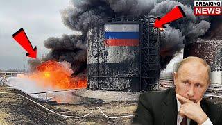 The Russian Army Experienced Night Hell  Russian Warehouse Catches Fire in Alchevsk!