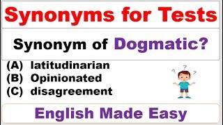 English Synonyms Vocabulary FPSC  FIA MOD NAB PPSC ASF