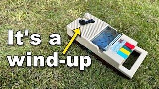 This off-the-grid cassette player is a wind-up