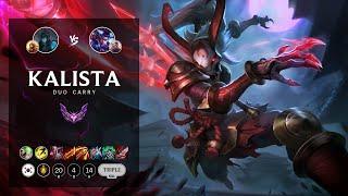 Kalista ADC vs Vayne - KR Master Patch 12.10