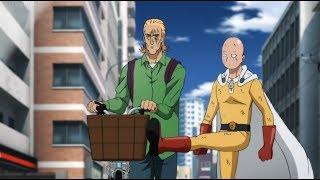  Saitama Kicks Garou  ONE PUNCH MAN Saitama vs Garou