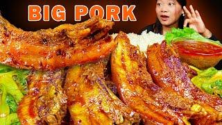 Massive Big Pork Mukbang | Eating Pork Curry Naga Style With Rice | Mukbang | Eating Show | Big Bite