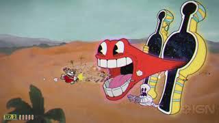 Cuphead Walkthrough - Pyramid Peril (Djimmi the Great)