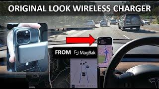 Magbak wireless charger and case for Tesla Model 3 & Y. Full review and install!