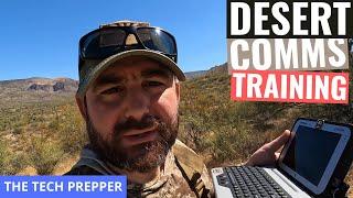 Desert Comms Training - eBike, solar, (tr)uSDX and new shelter