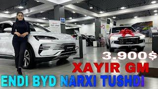 Xushxabar BYD salonda narxlar quladi BYD narxlari 2024