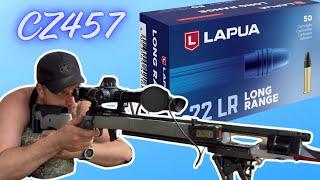 CZ 457 LRP - Lapua Long Range - 50 yards accuracy test