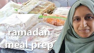 ramadan food preparation 2025 | make & freeze snacks, ingredients & meals | bulk ramadan prep