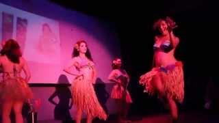 Lollie Bombs Burlesque Performing Their Group Number "Tiki"