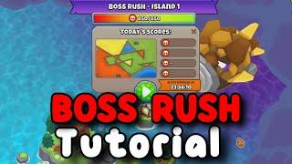 Boss Rush | 143 Boss Pops | Map 1 | BTD6 Boss Tutorial