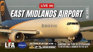 LIVE East Midlands Airport Up-Close Action | 4K Takeoffs & Arrivals