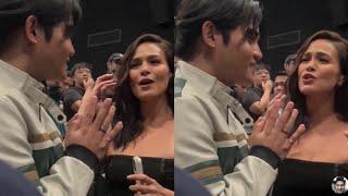 SB19 Pablo Meets Actress Iza Calzado at Green Bones Movie Premiere