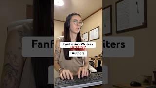 Fanfiction writers vs authors #booktube #writer #writing #fanfiction #fanfic #reader #bookish #read