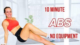 10 Min Quick ABS Workout - Visible Abs Challenge with No Equipment