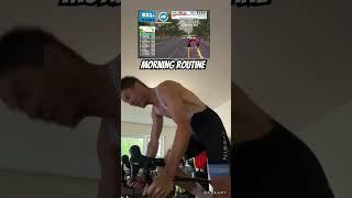 Morning #sprints on #zwift to sharpen the legs for Zwift races. #cyclinglife