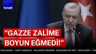 Cumhurbaşkanı Erdoğan'dan Gazze'de ateşkes yorumu!