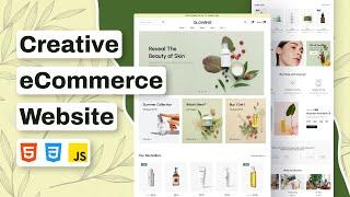 How to Build Creative eCommerce Website Using HTML CSS JavaScript