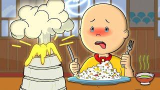 Caillou im Restaurant | Caillou auf Deutsch