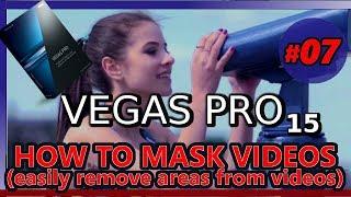 MASK VIDEOS USING VEGAS PRO 15 (Tutorial 07: cookie cutter, event pan crop, anchor creation tool)