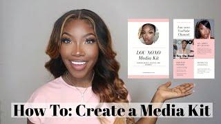 Entrepreneur Life: How to Create a Media Kit for your Business/YouTube! | Lou xoxo