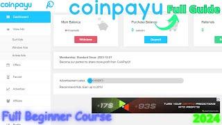 2024 CoinPayU Earning Mastery: Maximize Profits by Watching Ads - Complete Guide!