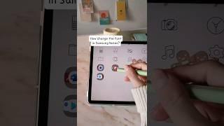 SAMSUNG NOTES TUTORIAL  how to Change Font #shorts