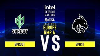 Sprout vs. Spirit - Map 1 [Mirage] - IEM Road to Rio 2022 Europe RMR A