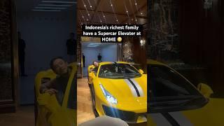 Indonesia’s richest family have a Supercar Elevator at HOME 