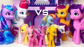 Mane 6 VS New My Little Pony GIANTS