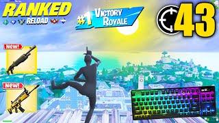 Apex Pro TKL ASMR  43 Kills Unreal Ranked Reload Satisfying Keyboard OG Fortnite Reload 540FPS 4K