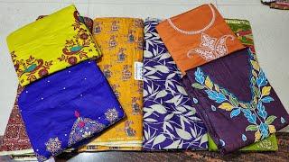 SUNDAY SPECIAL  New design jaam cotton or camric cotton ke suits  shipping free  7015652424