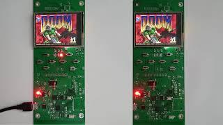 ESP32 DoomBoy overclocking SPI bus 26Mhz vs 32Mhz