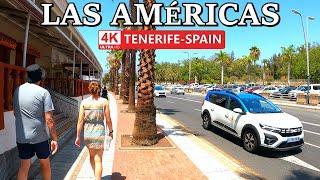 TENERIFE - PLAYA DE LAS AMÉRICAS | This is what the Main Street looks like  4K Walk ● Summer 2024