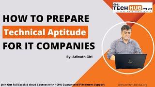 How to Prepare Technical Aptitude for IT Companies.