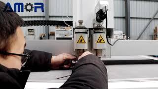 How to Install CNC Oscillating Knife Cutting Machine | AMOR