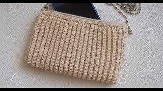 Crochet elastic* Как связать резинку крючком. Уроки вязания для начинающих. Узор резинка  Урок 101