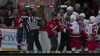 Tuomo Ruutu decks Alexander Ovechkin