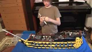 Lego Warship HMS Victory Construction