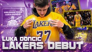 Live im Stadion beim LUKA DONCIC LAKERS Debut in LA  Stadion Vlog Highlights