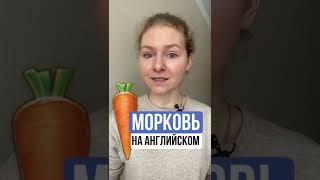 ОВОЩИ на английском | МОРКОВЬ