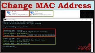 Change MAC Address of PC - MAC Spoofing Using Batch File