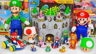 Super Mario Bros Unboxing Toys Review | Super Mario Bros Nintendo Deluxe Bowser's Playset | ASMR