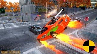 GTA 4 CRASH TESTING REAL CAR 472